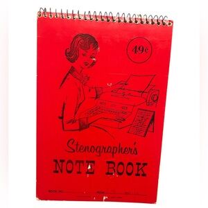 VTG Stenographer's Notebook